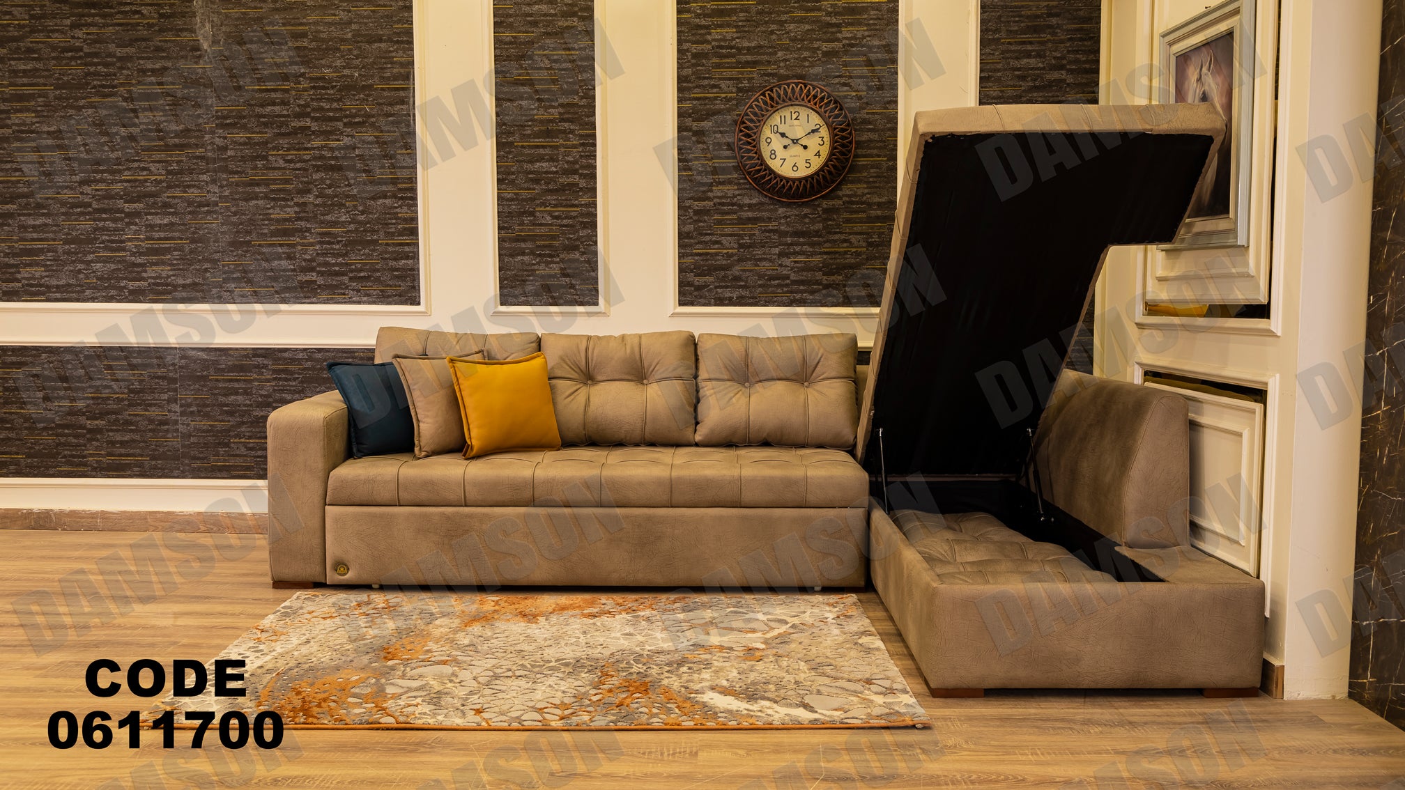 ركنة سرير و سحارة 117 - Damson Furnitureركنة سرير و سحارة 117