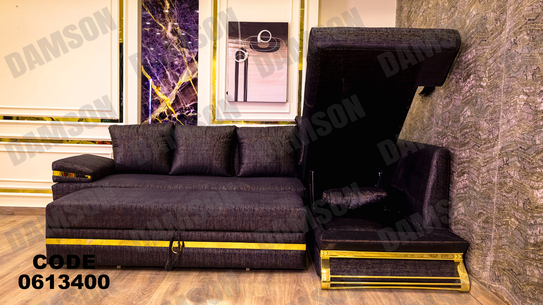 ركنة سرير و سحارة 134 - Damson Furnitureركنة سرير و سحارة 134