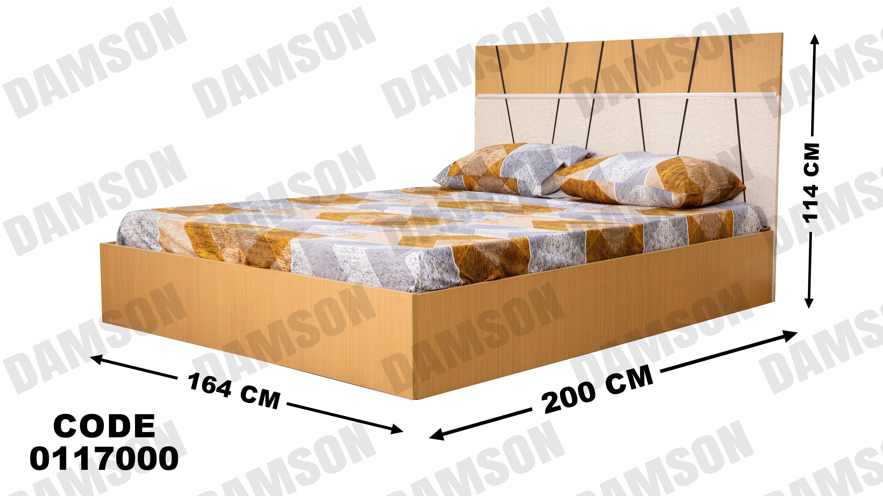 غرفة نوم ماستر 170 - Damson Furnitureغرفة نوم ماستر 170