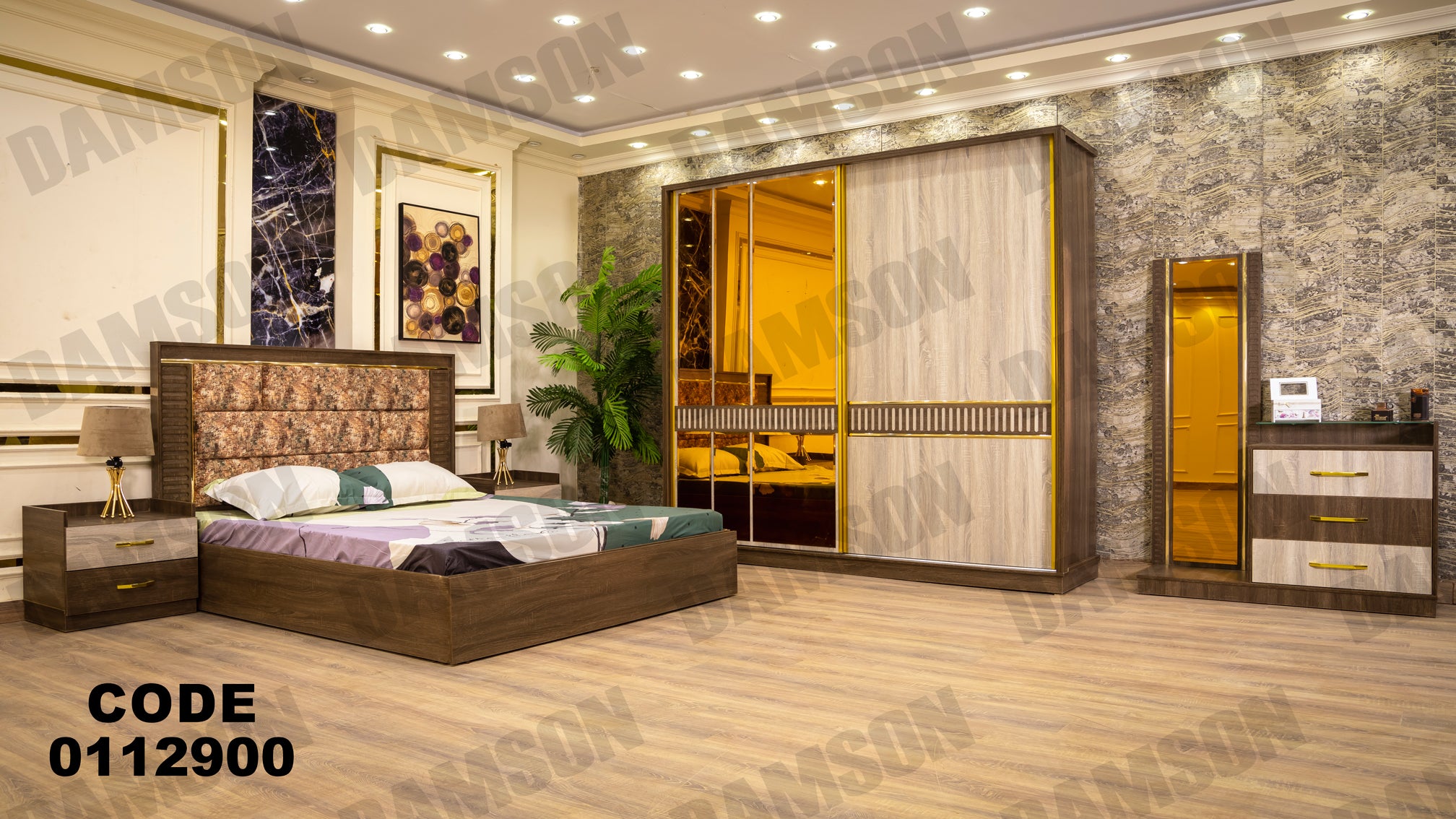 غرفة نوم ماستر 129 - Damson Furnitureغرفة نوم ماستر 129