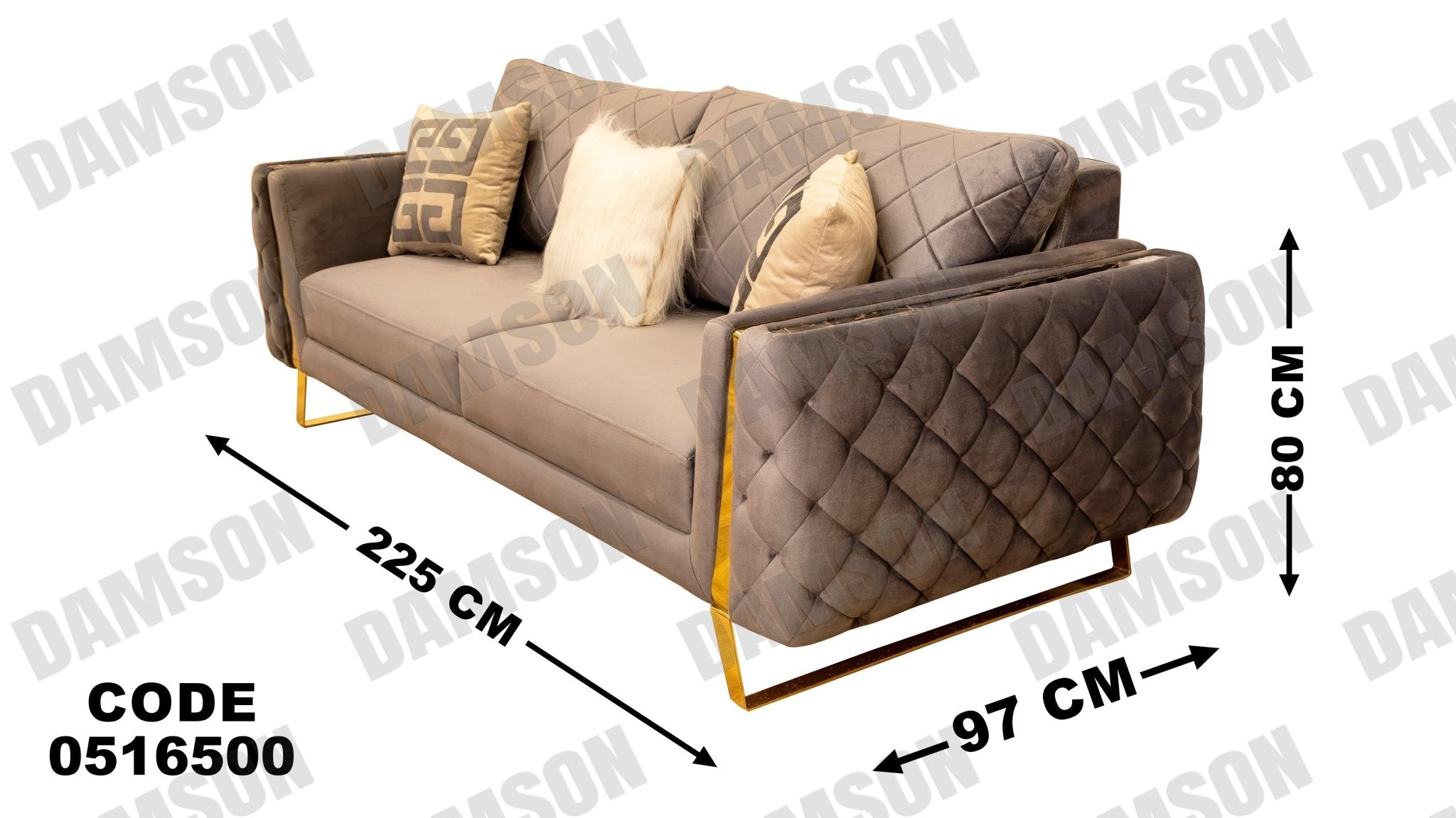 كنبة 3 - 165 - Damson Furnitureكنبة 3 - 165