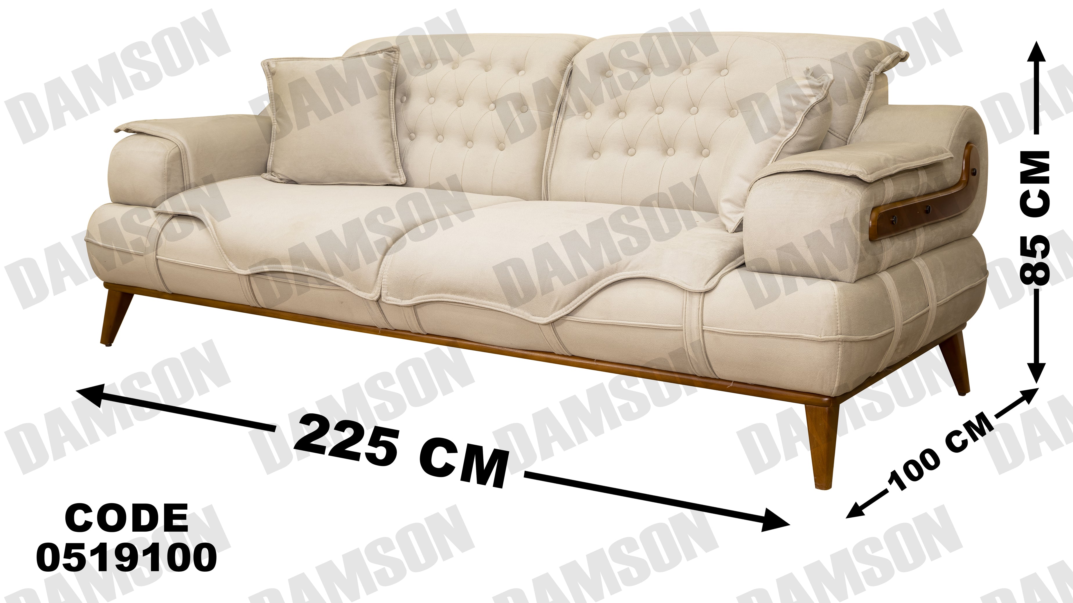 كنبة 3-191 - Damson Furnitureكنبة 3-191