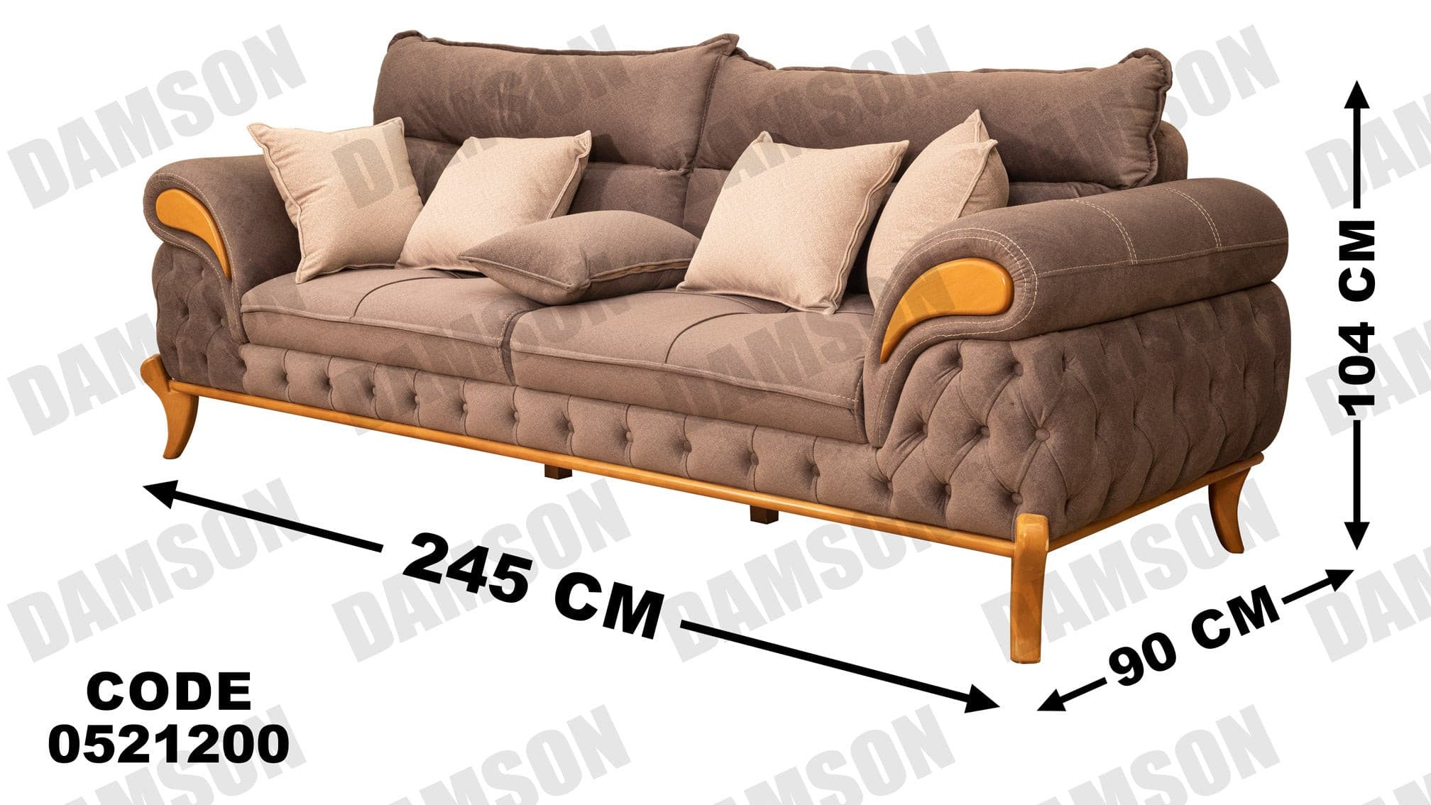 كنبة 3-212 - Damson Furnitureكنبة 3-212