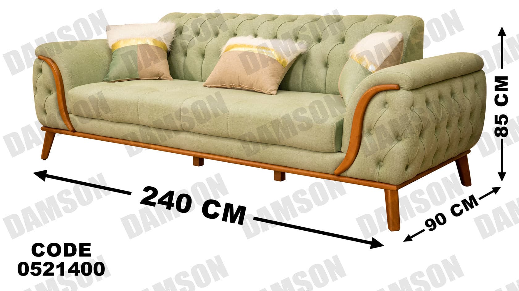 كنبة 3-214 - Damson Furnitureكنبة 3-214