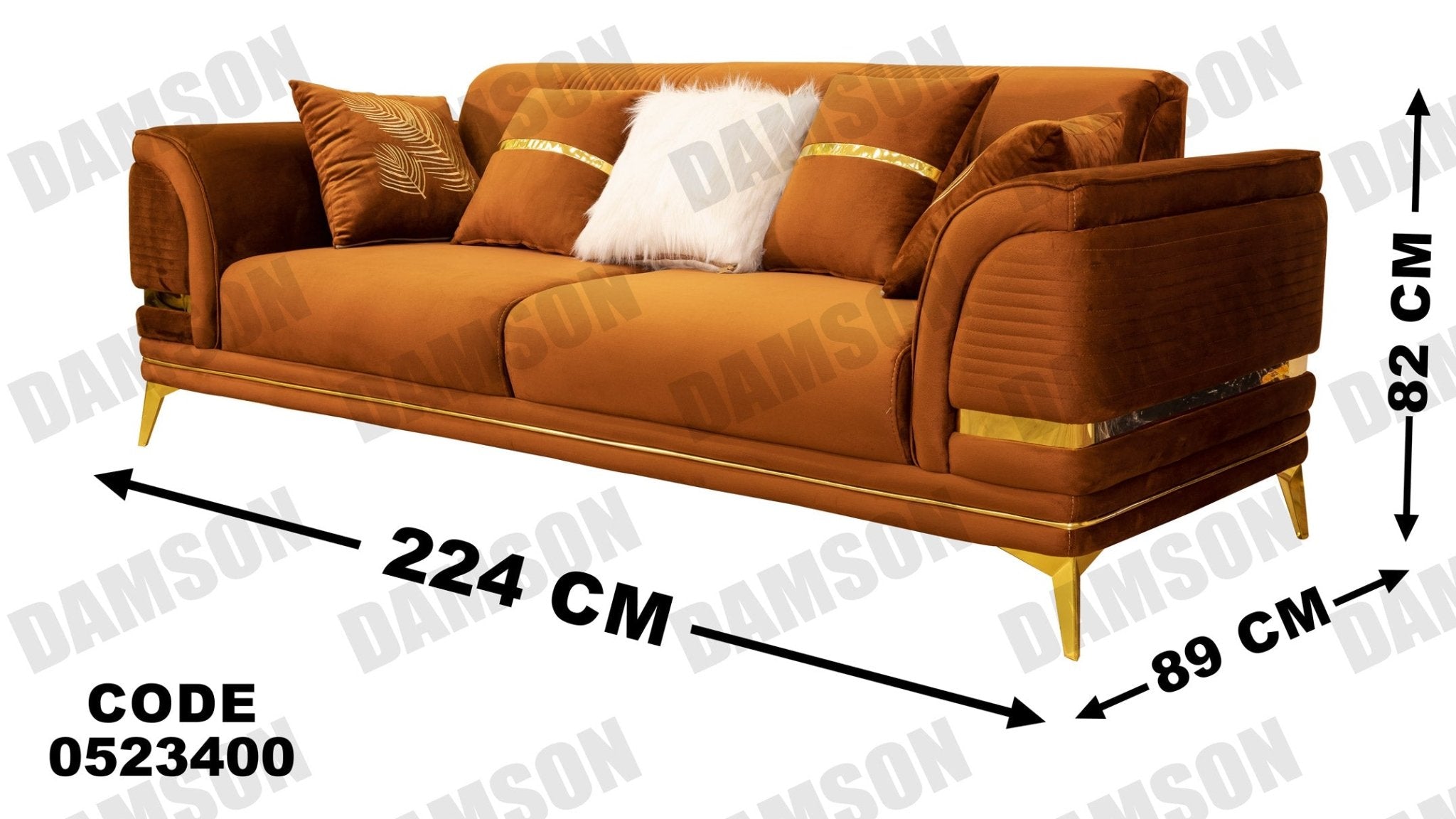 كنبة 3 - 234 - Damson Furnitureكنبة 3 - 234