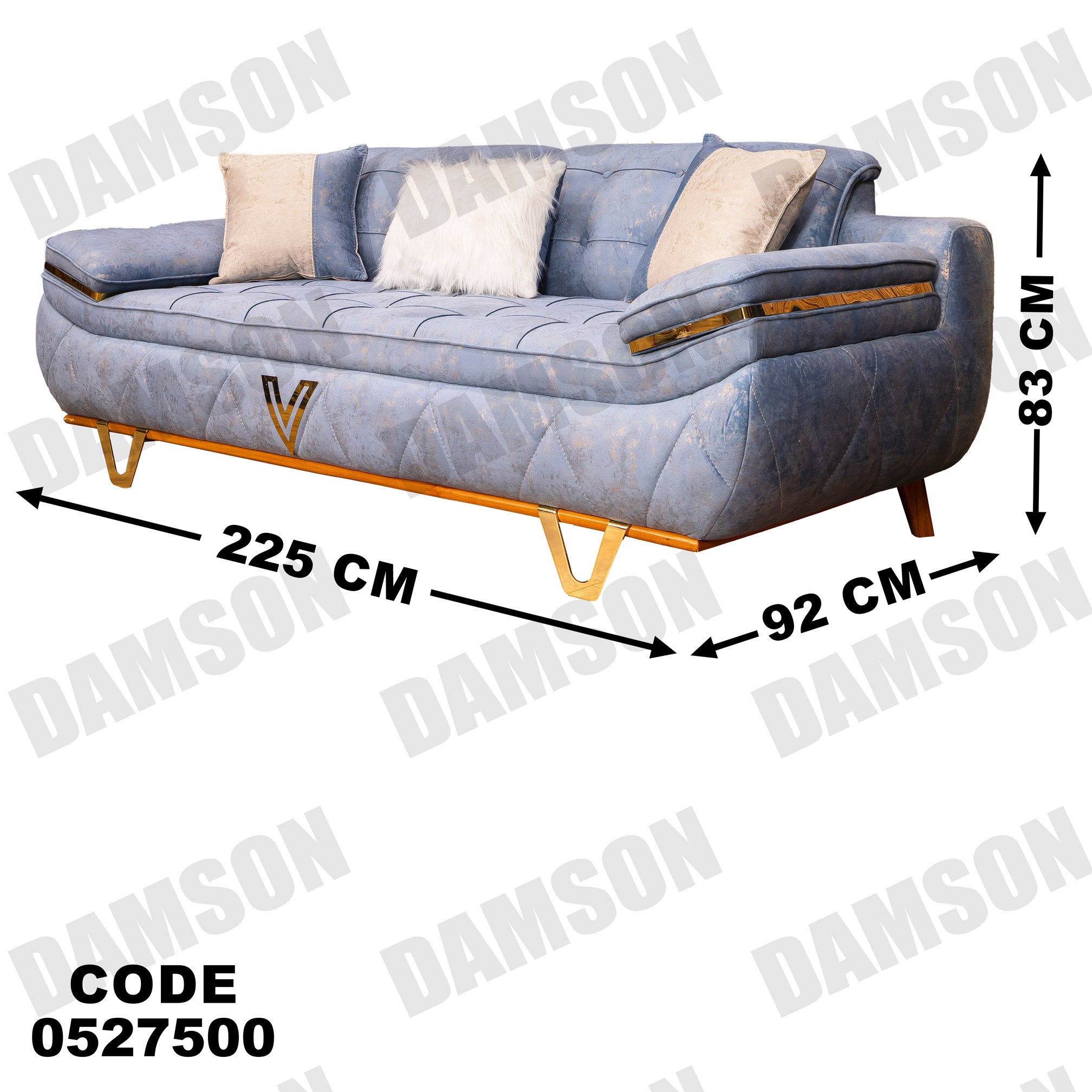 كنبة 3-275 - Damson Furnitureكنبة 3-275