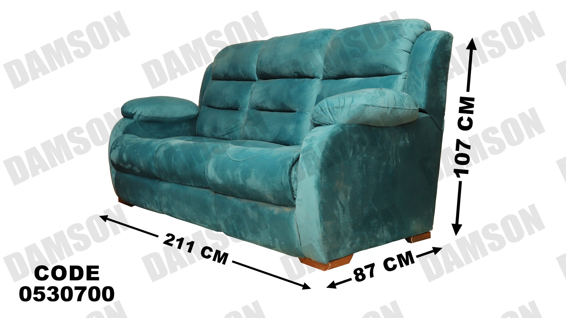 كنبة 3-307 - Damson Furnitureكنبة 3-307