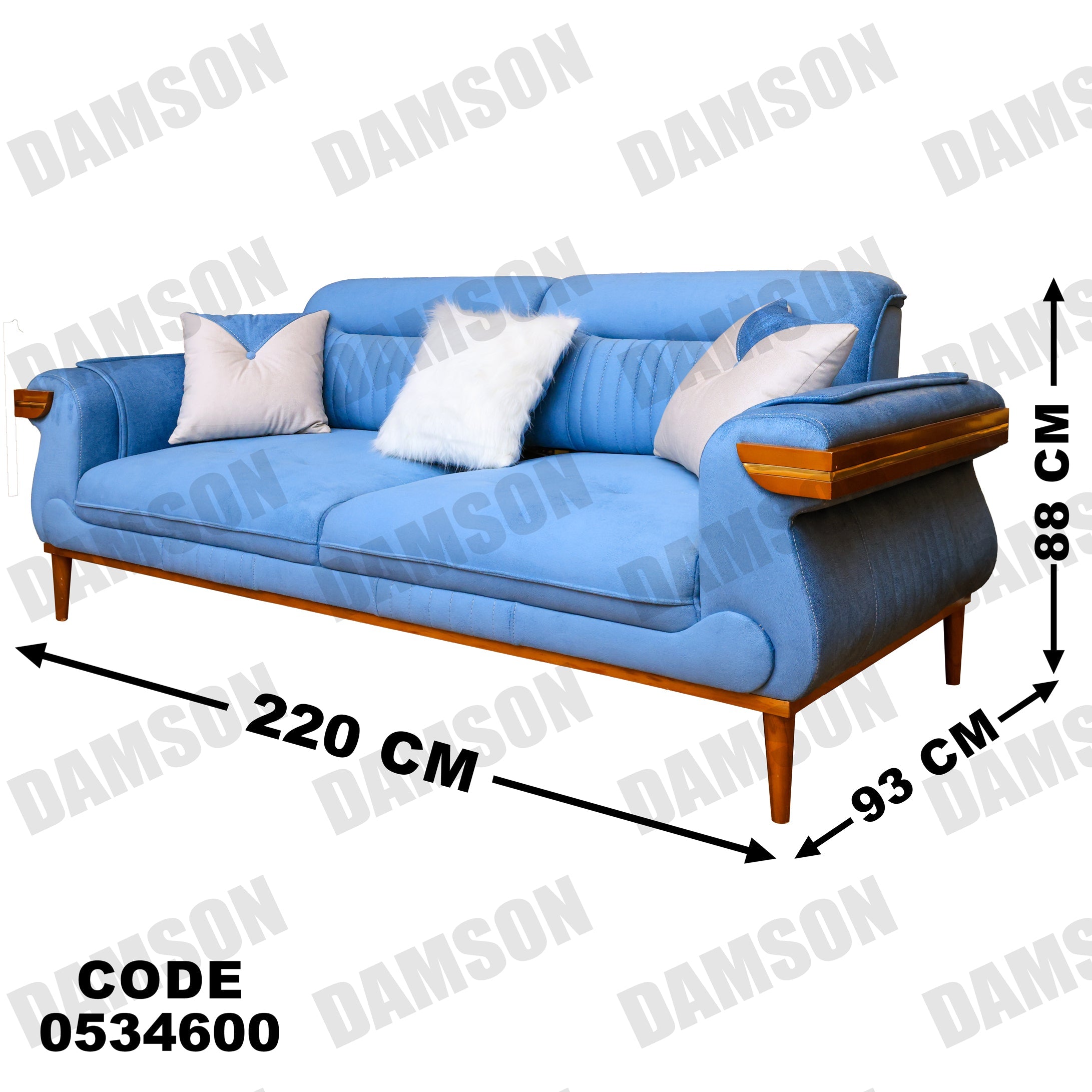 كنبة 3-346 - Damson Furnitureكنبة 3-346