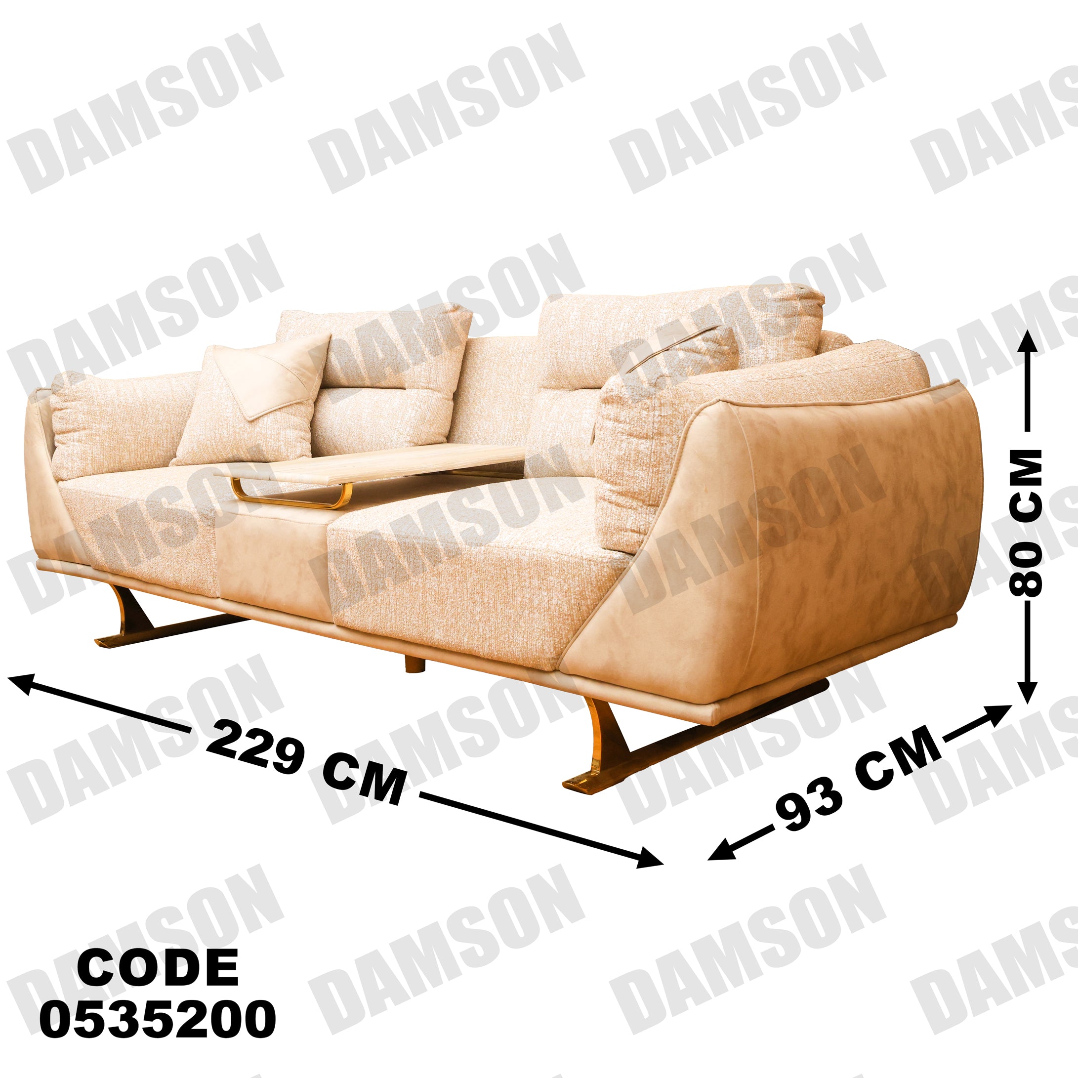 كنبة 3-352 - Damson Furnitureكنبة 3-352