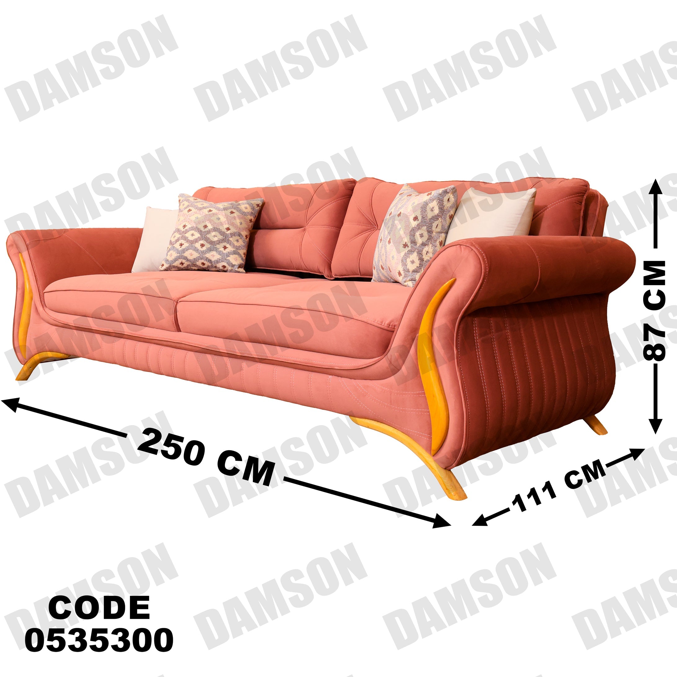 كنبة 3-353 - Damson Furnitureكنبة 3-353