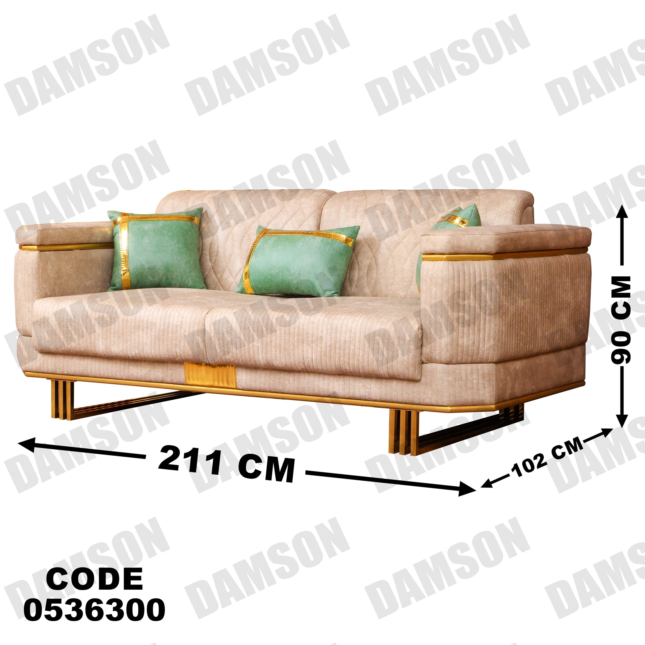 كنبة 3-363 - Damson Furnitureكنبة 3-363