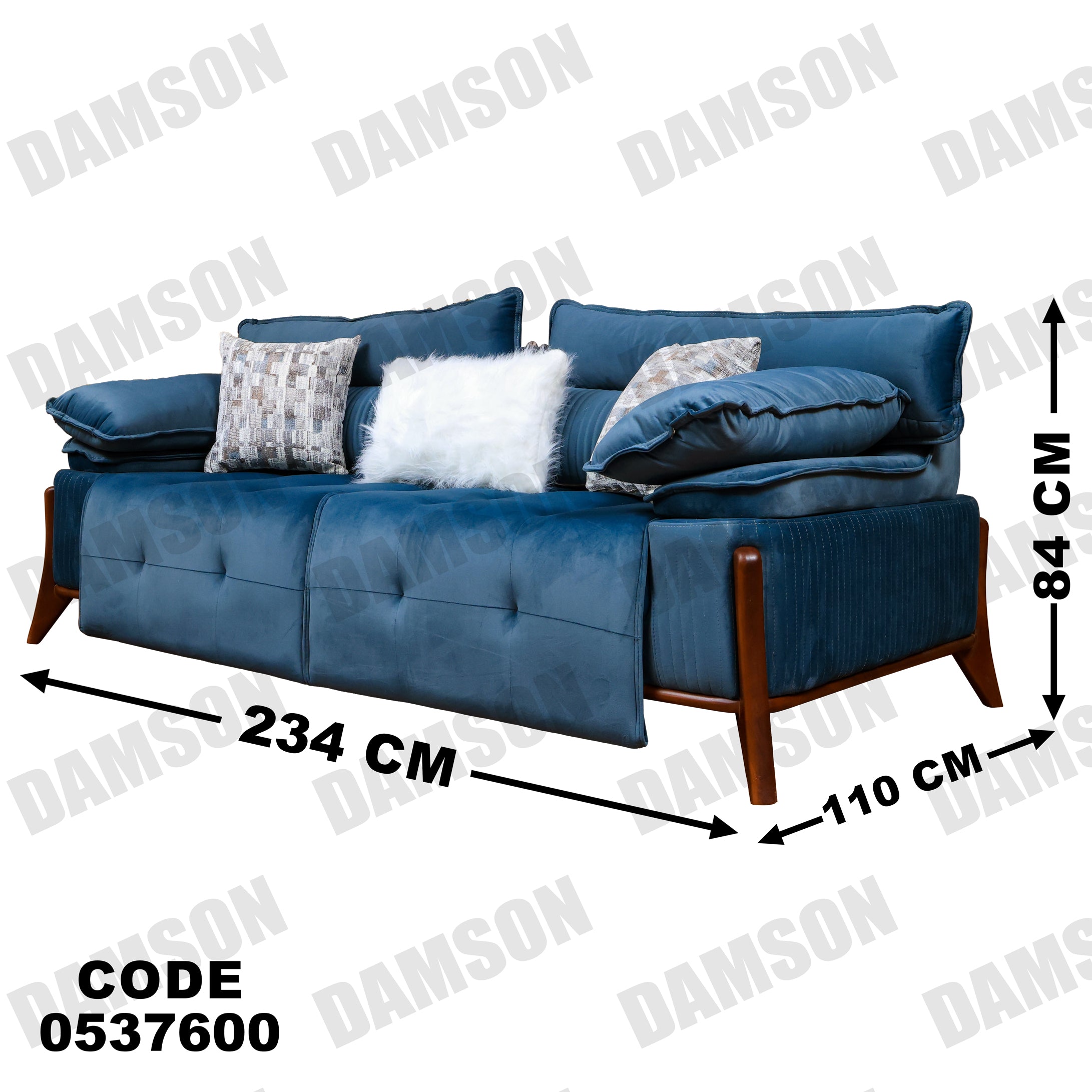 كنبة 3 - 376 - Damson Furnitureكنبة 3 - 376