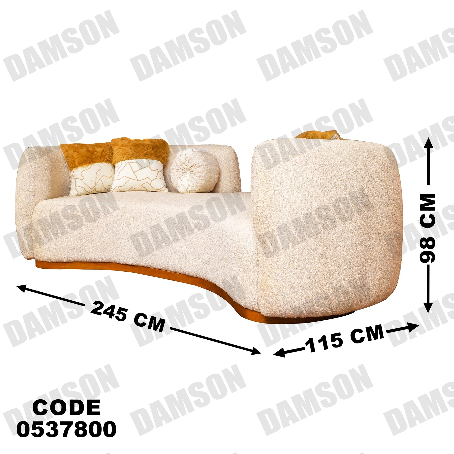 كنبة 3-378 - Damson Furnitureكنبة 3-378