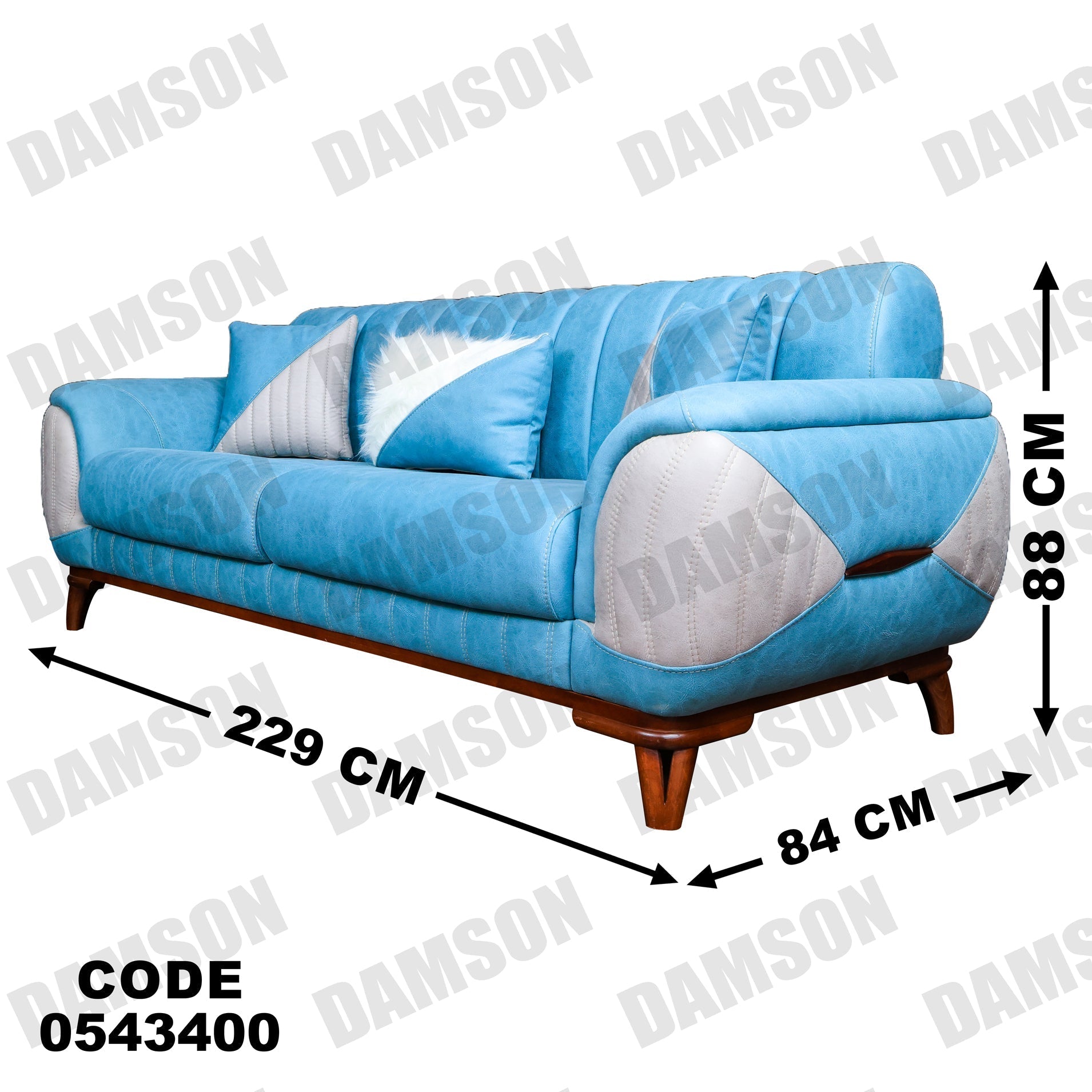 كنبة 3-434 - Damson Furnitureكنبة 3-434