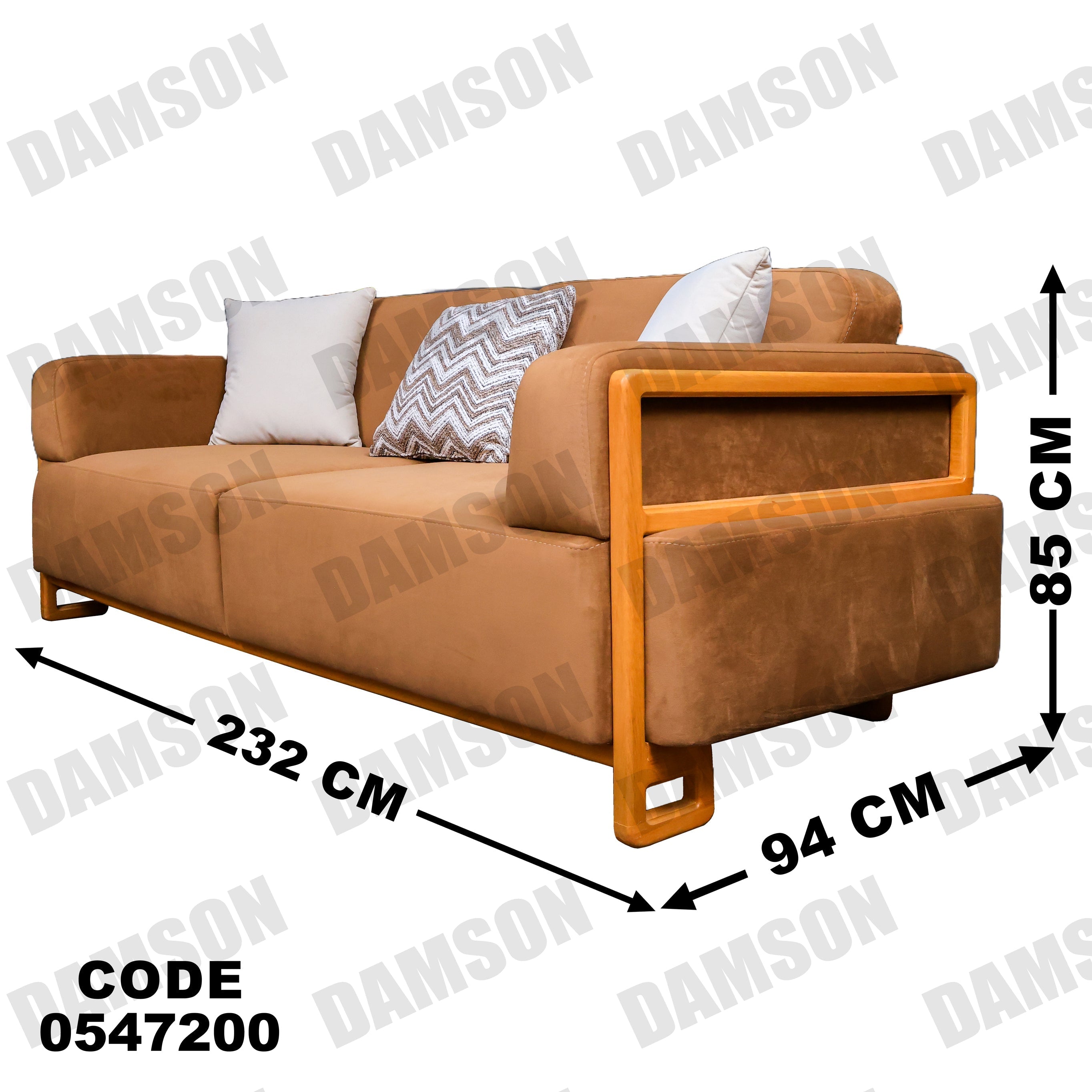 كنبة 3 - 472 - Damson Furnitureكنبة 3 - 472