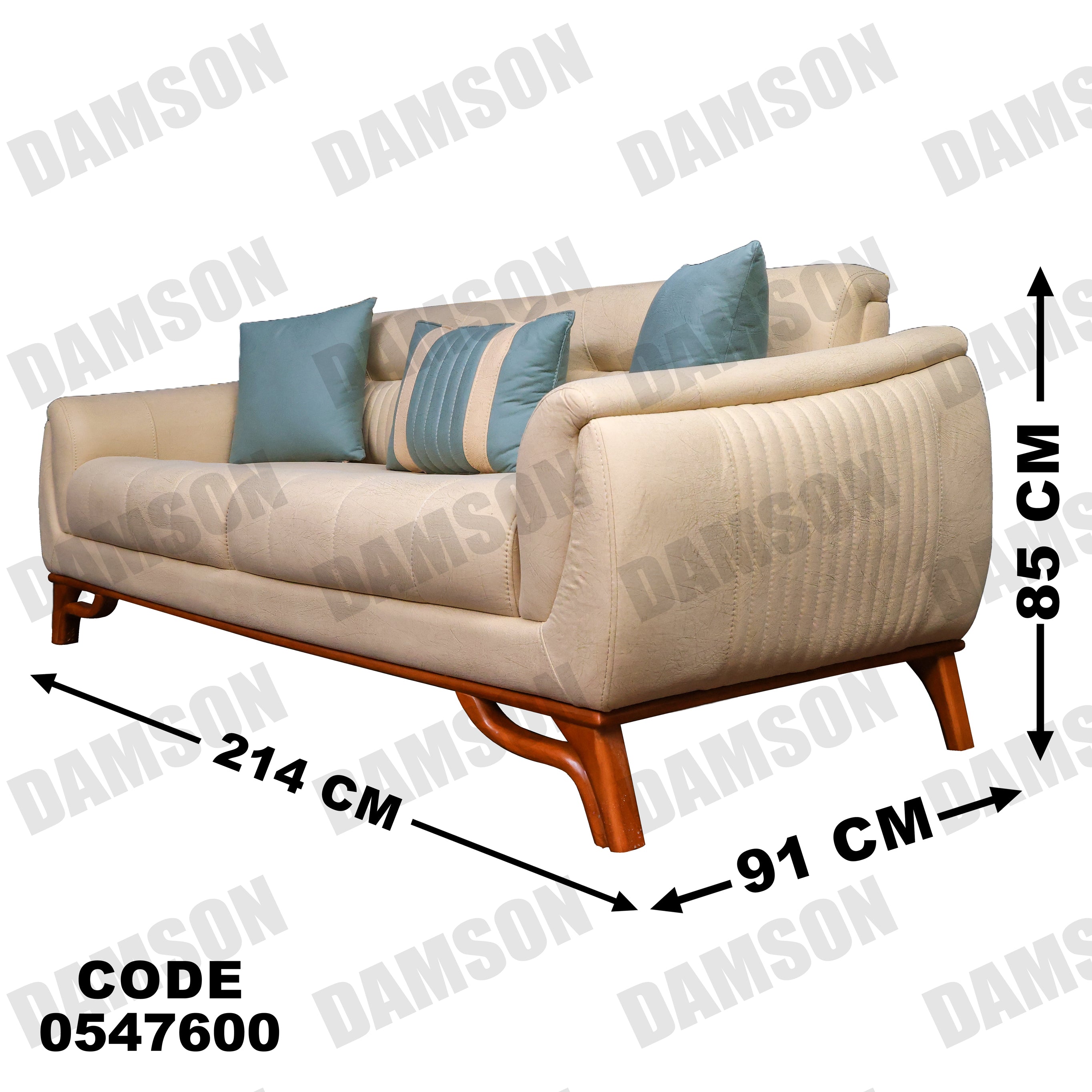 كنبة 3 - 476 - Damson Furnitureكنبة 3 - 476