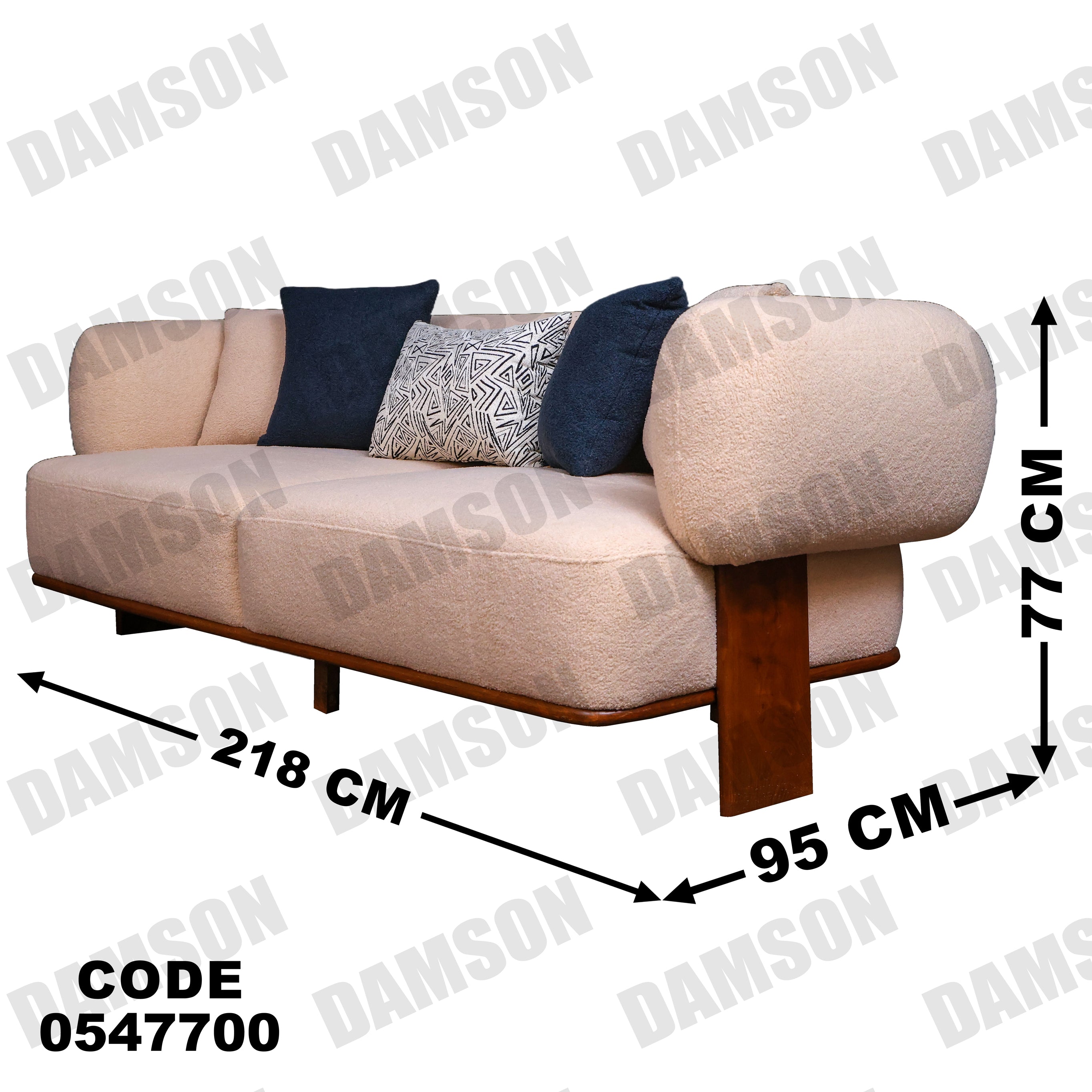 كنبة 3 - 477 - Damson Furnitureكنبة 3 - 477