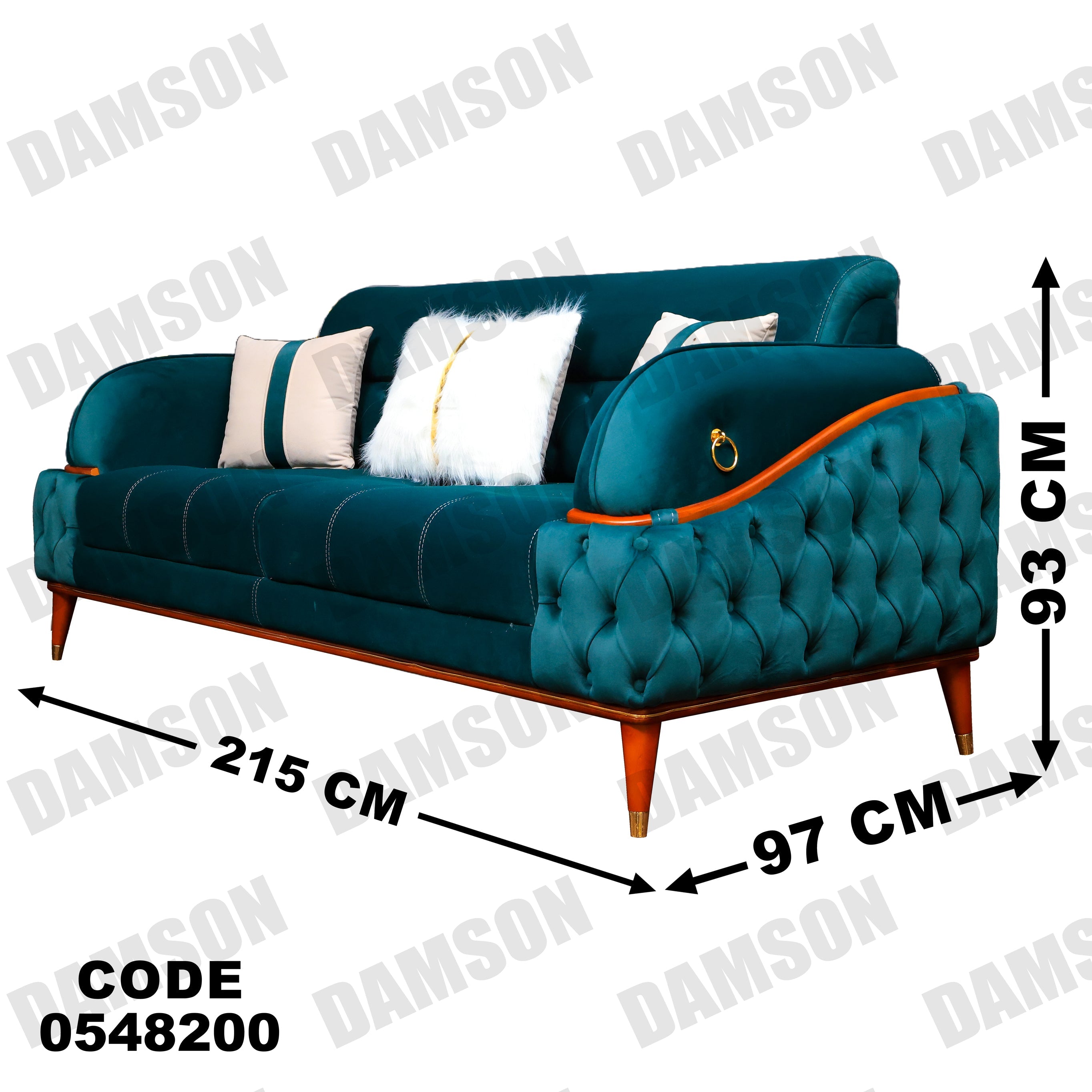 كنبة 3 - 482 - Damson Furnitureكنبة 3 - 482