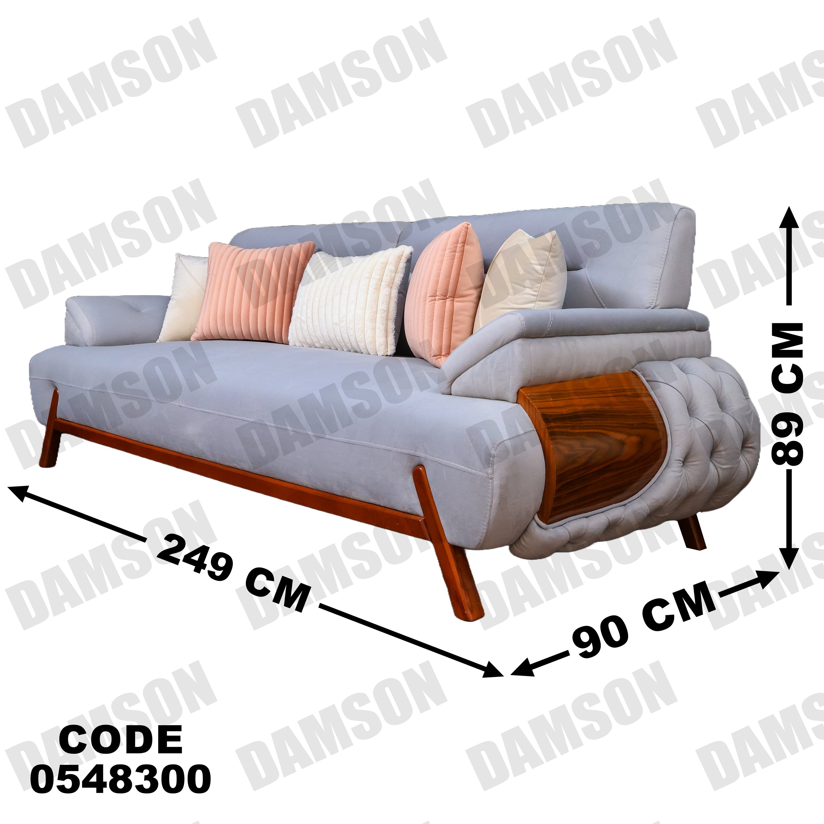 كنبة 3 - 483 - Damson Furnitureكنبة 3 - 483