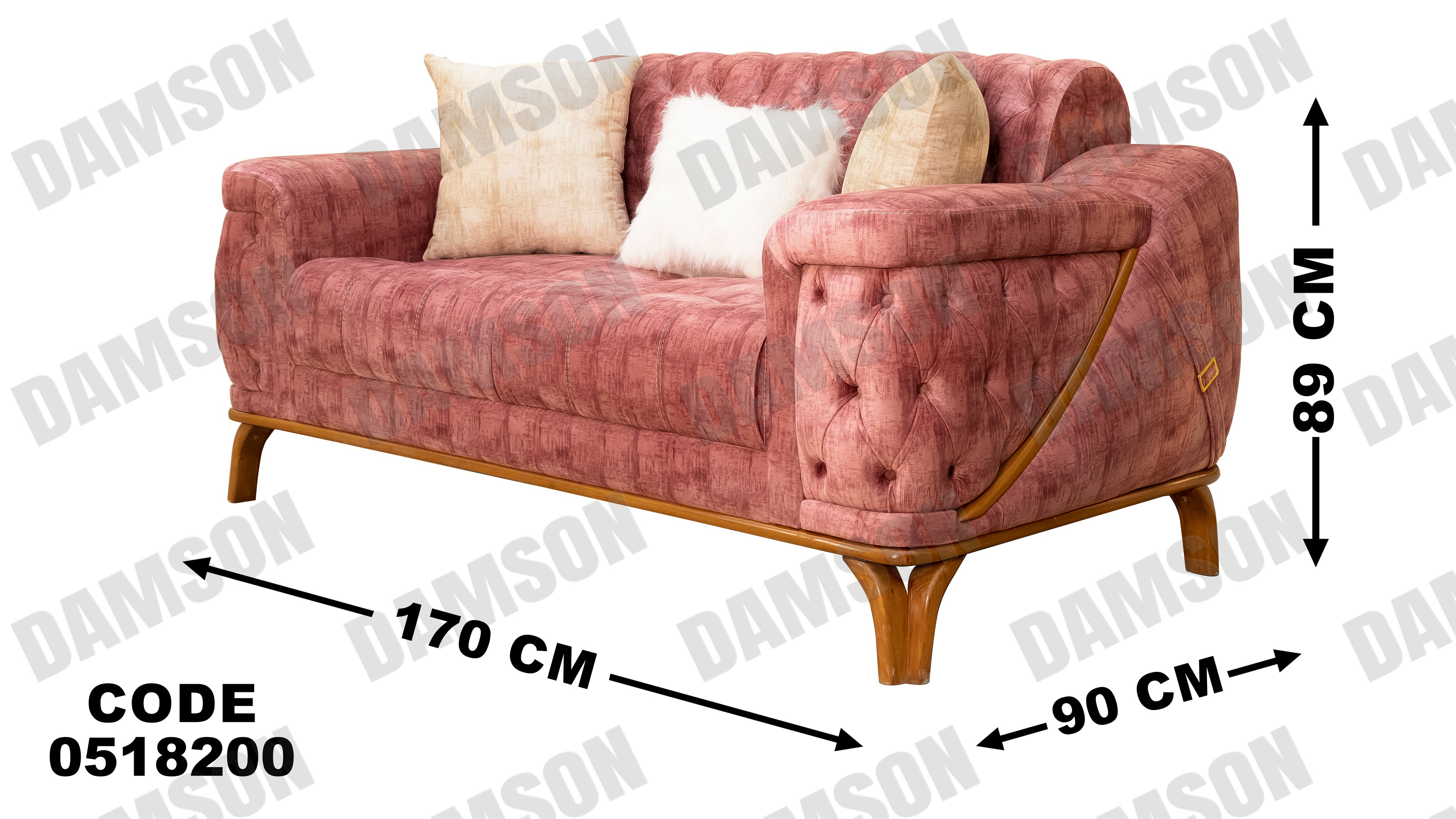 كنبة 4-182 - Damson Furnitureكنبة 4-182