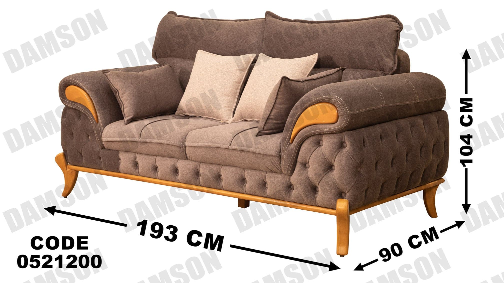 كنبة 4-212 - Damson Furnitureكنبة 4-212