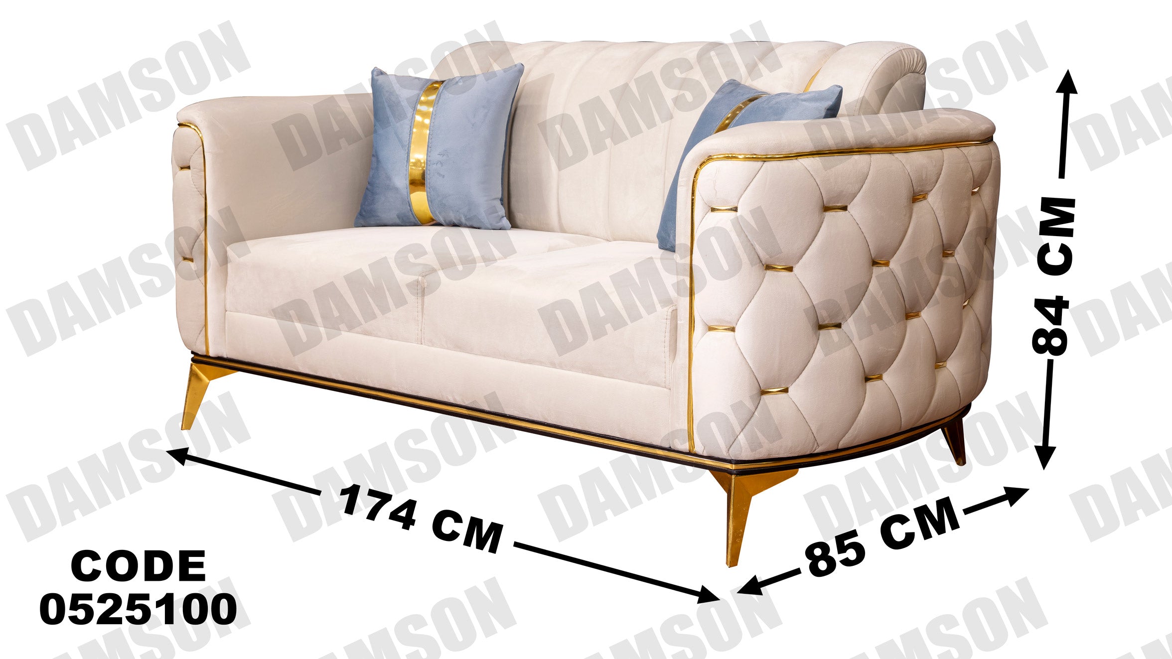 كنبة 4-251 - Damson Furnitureكنبة 4-251