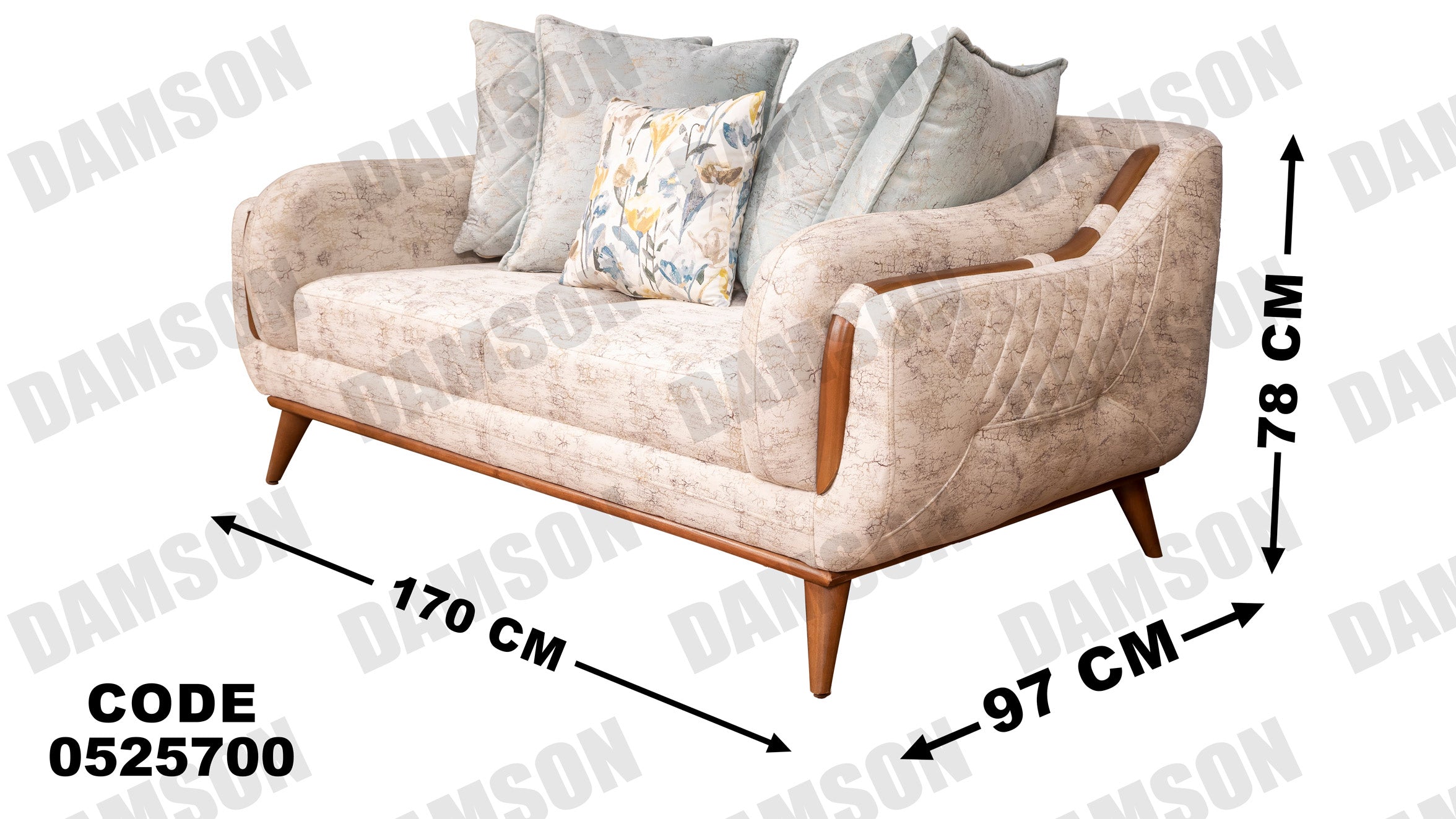 كنبة 4-257 - Damson Furnitureكنبة 4-257