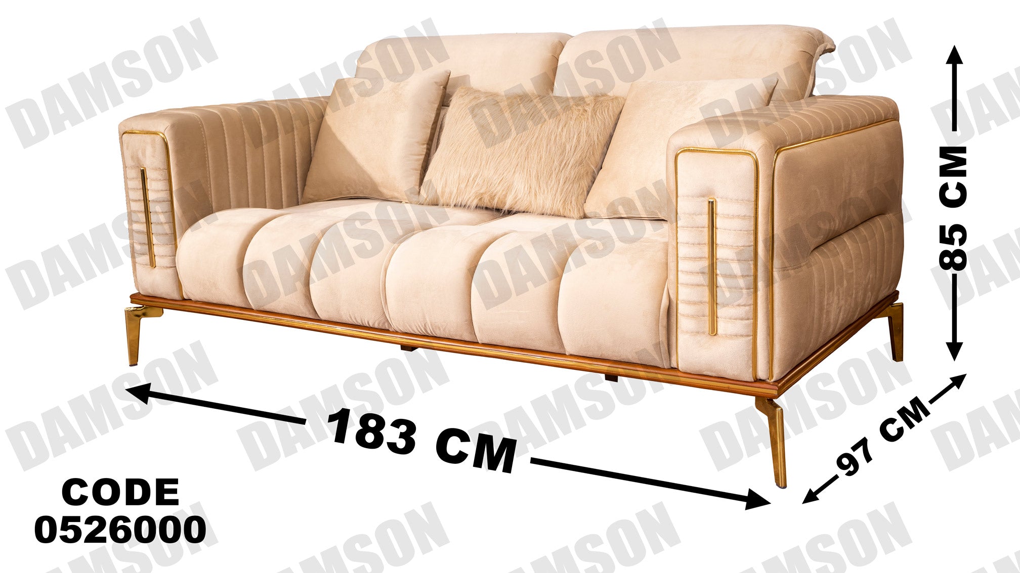 كنبة 4-260 - Damson Furnitureكنبة 4-260