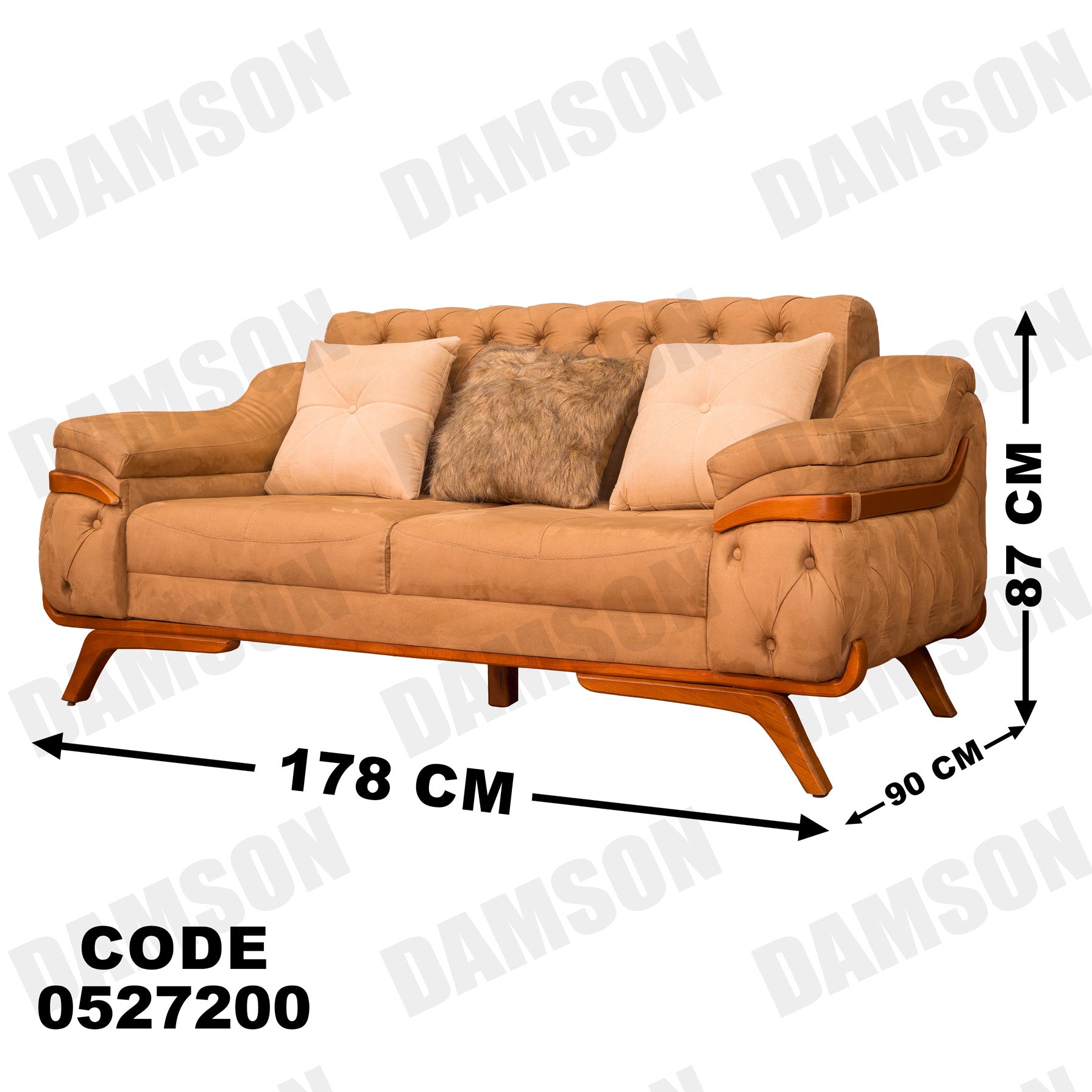 كنبة 4-272 - Damson Furnitureكنبة 4-272