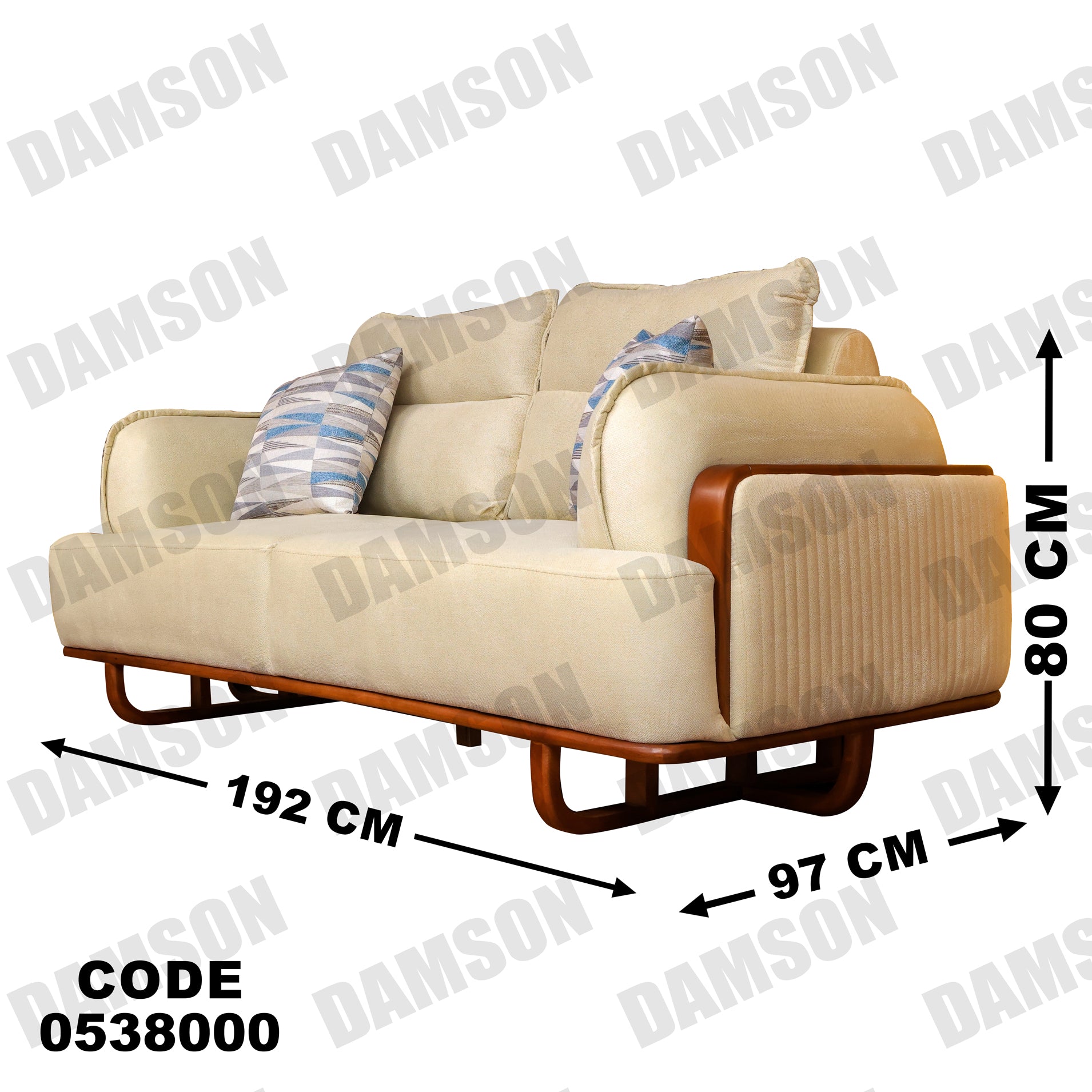 كنبة 4 - 380 - Damson Furnitureكنبة 4 - 380