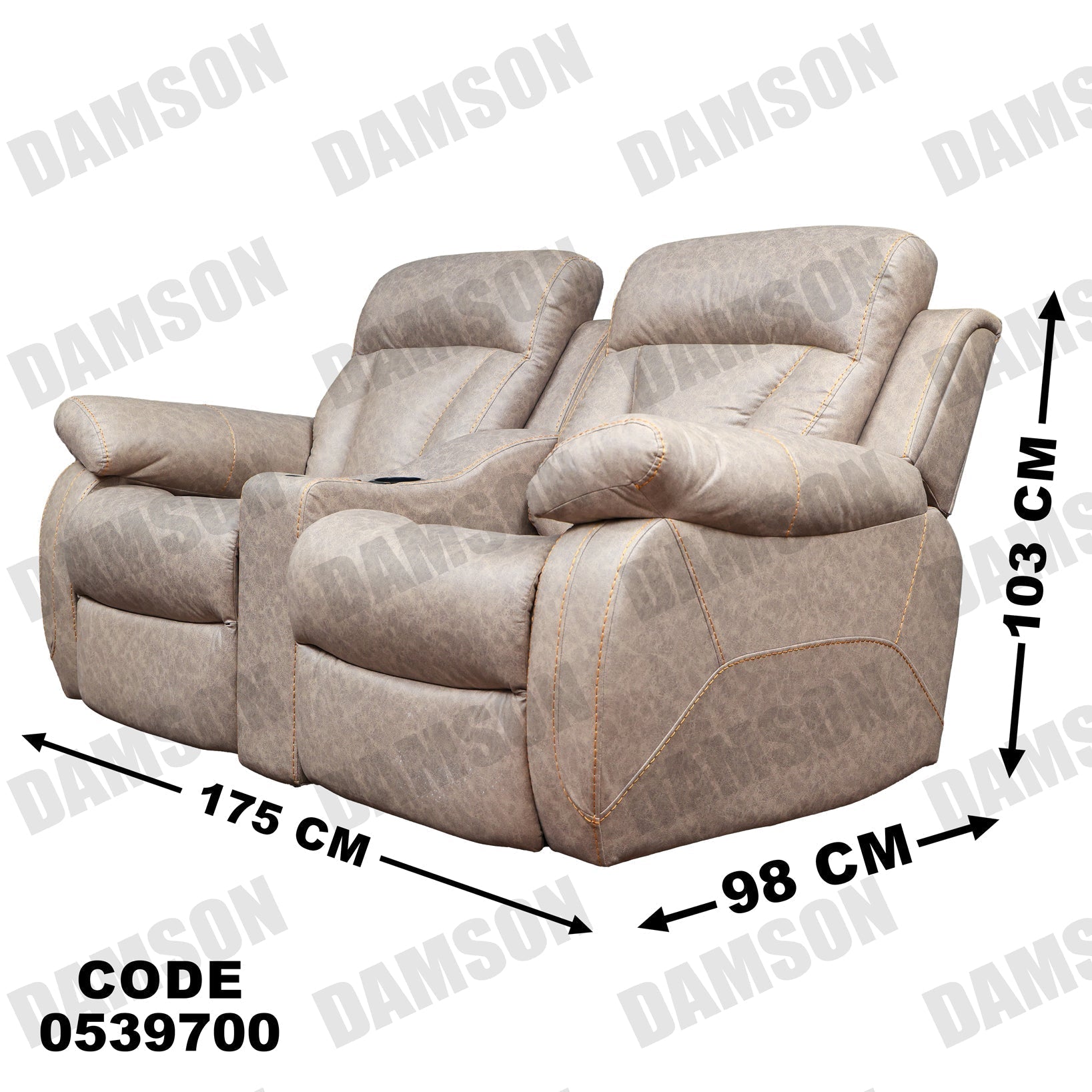 كنبة 4-397 - Damson Furnitureكنبة 4-397