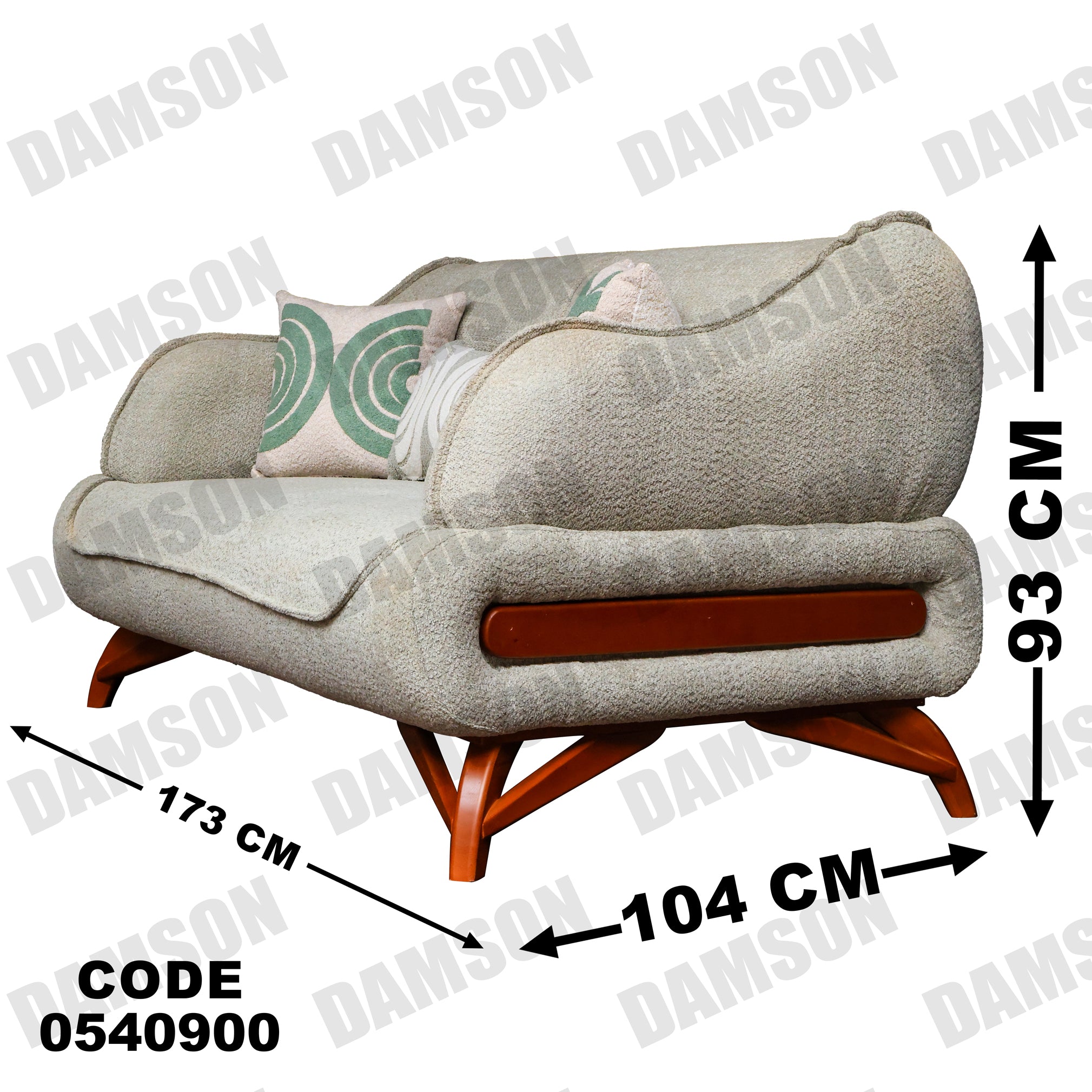 كنبة 4-409 - Damson Furnitureكنبة 4-409