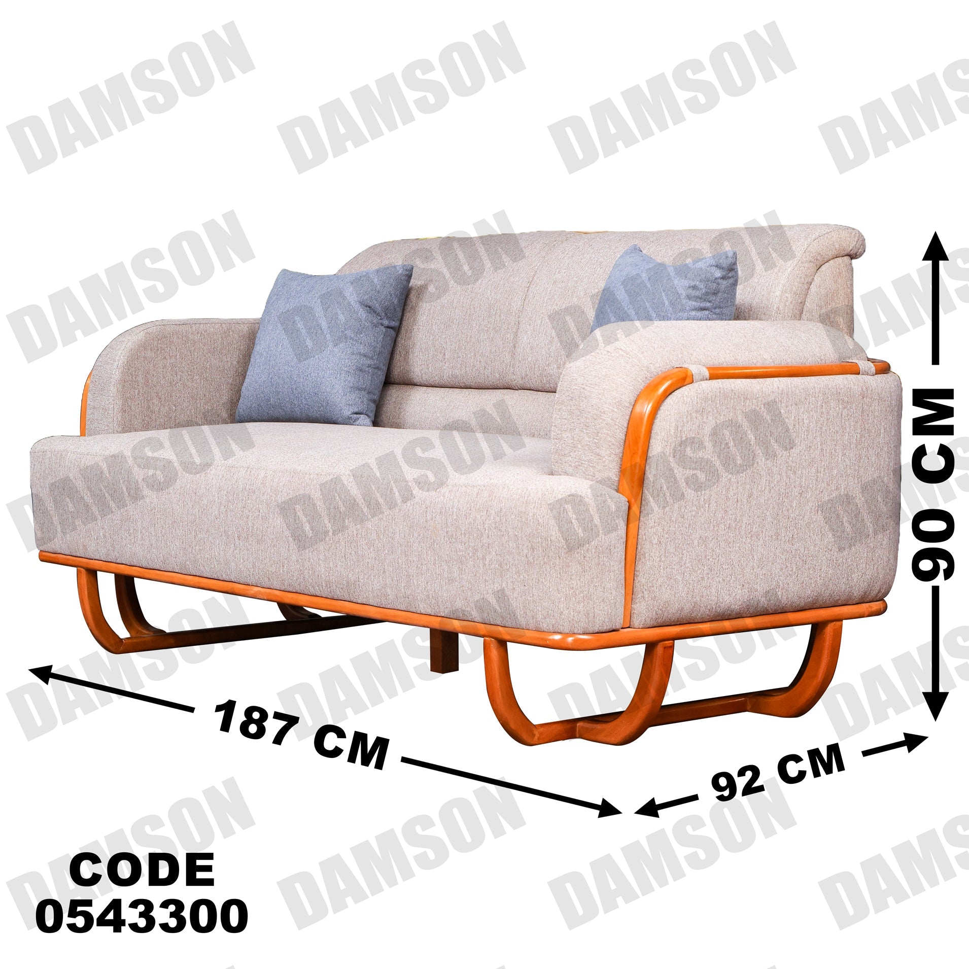 كنبة 4-433 - Damson Furnitureكنبة 4-433