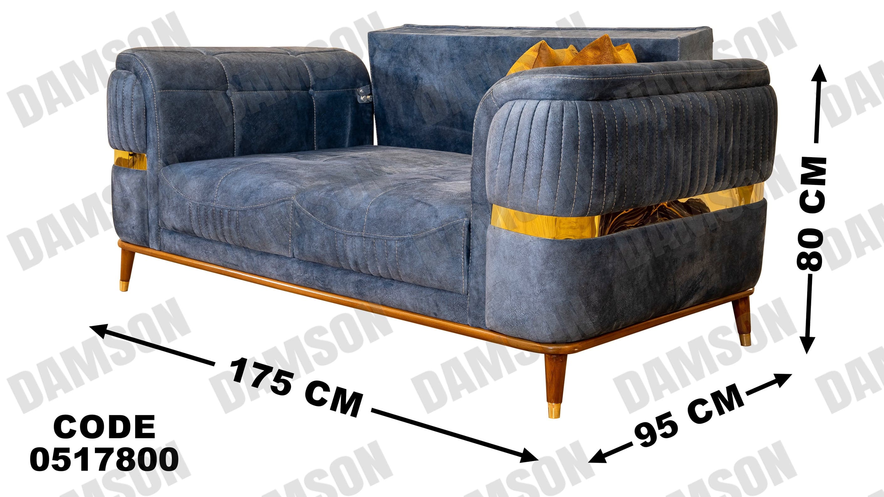 كنبة سرير 4-178 - Damson Furnitureكنبة سرير 4-178