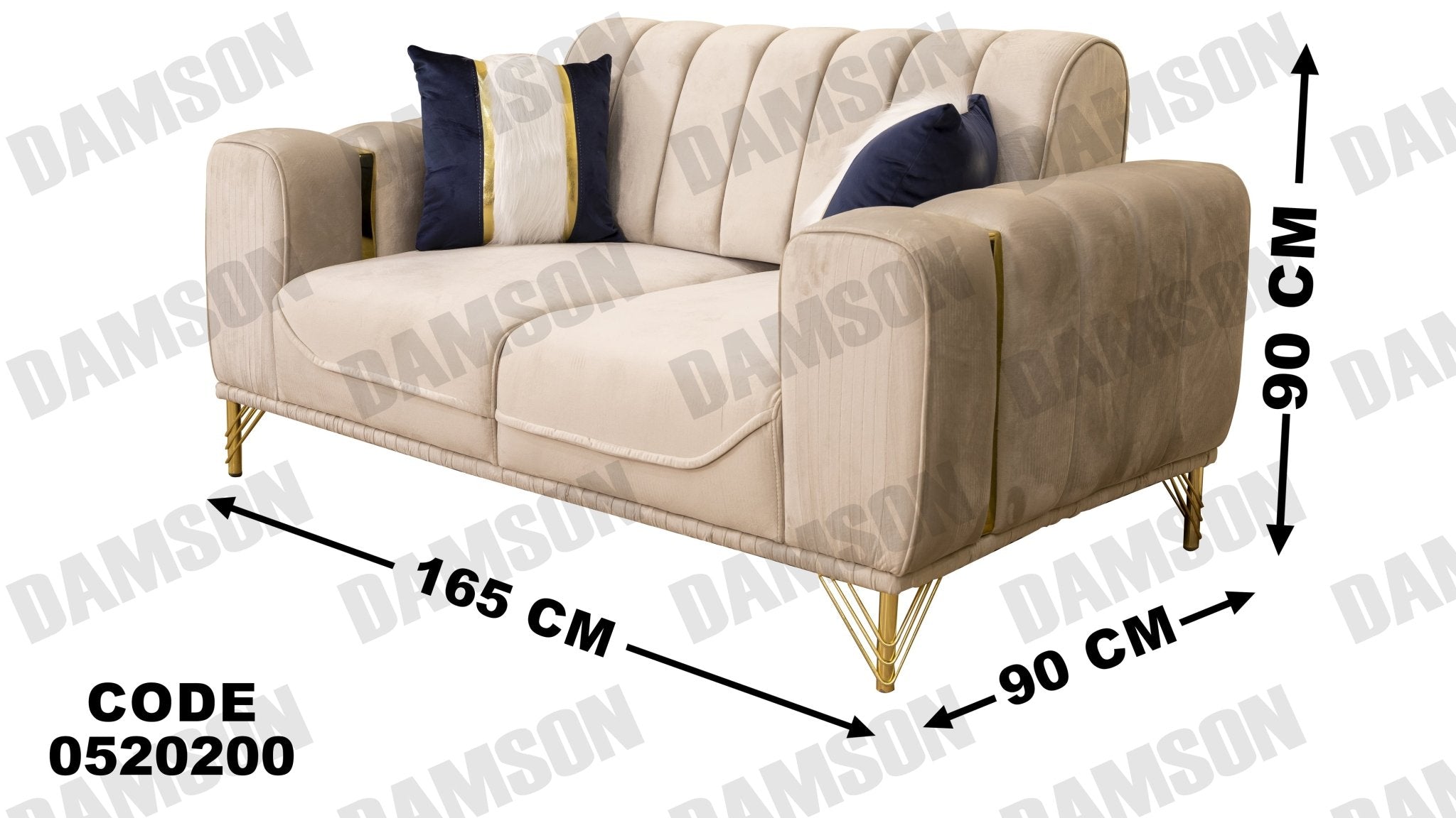 كنبة سرير 4 - 202 - Damson Furnitureكنبة سرير 4 - 202