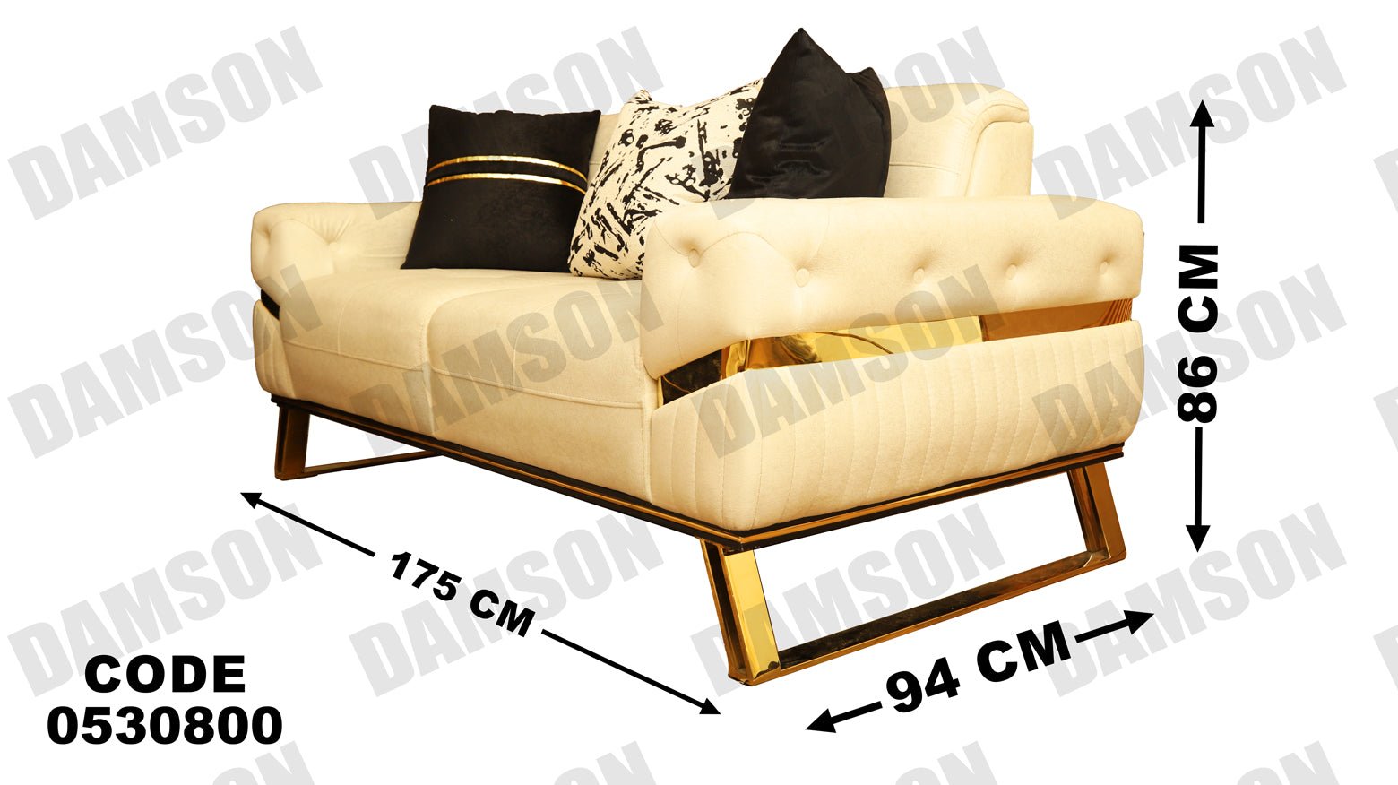 كنبة سرير 4-308 - Damson Furnitureكنبة سرير 4-308