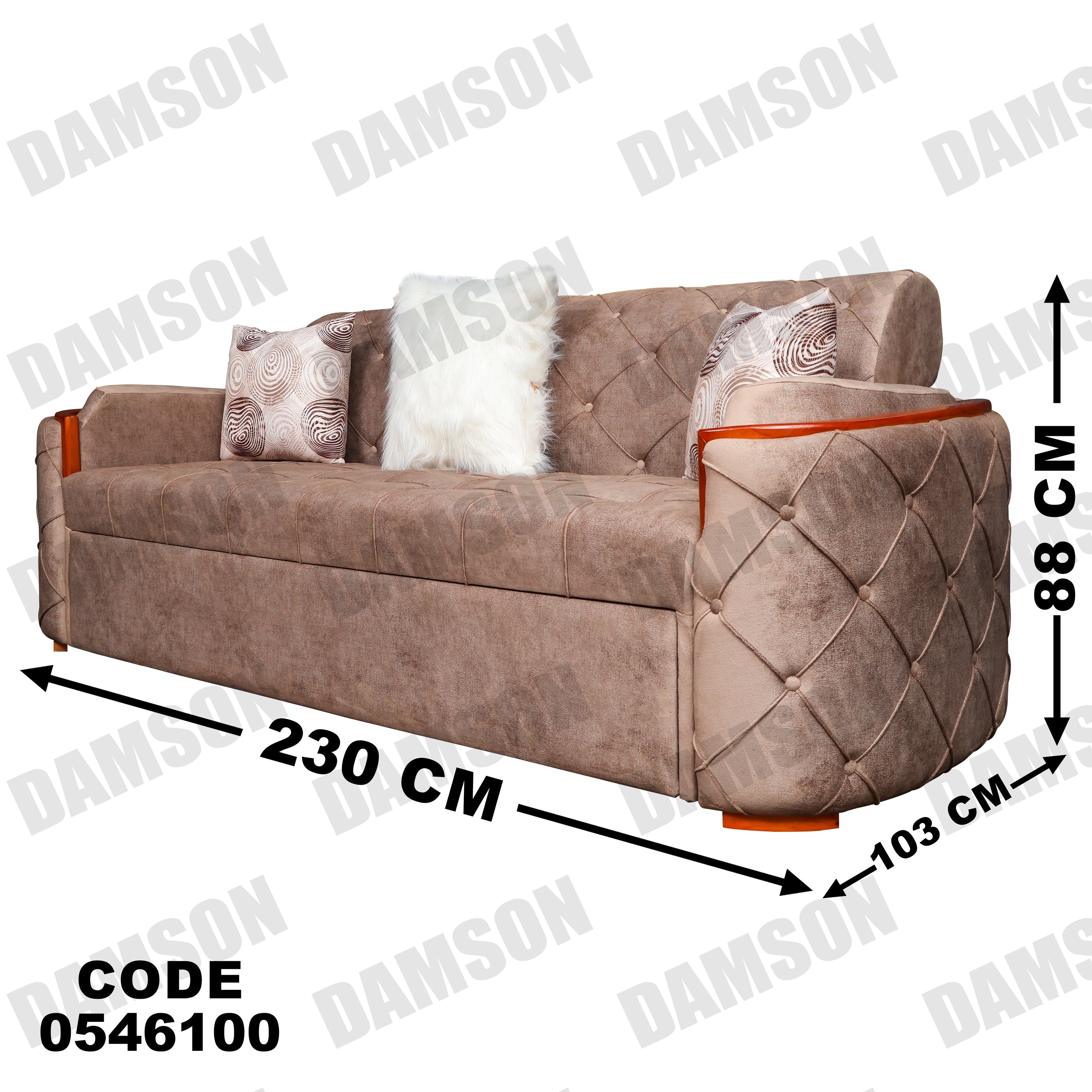 كنبة سرير 461 - Damson Furnitureكنبة سرير 461