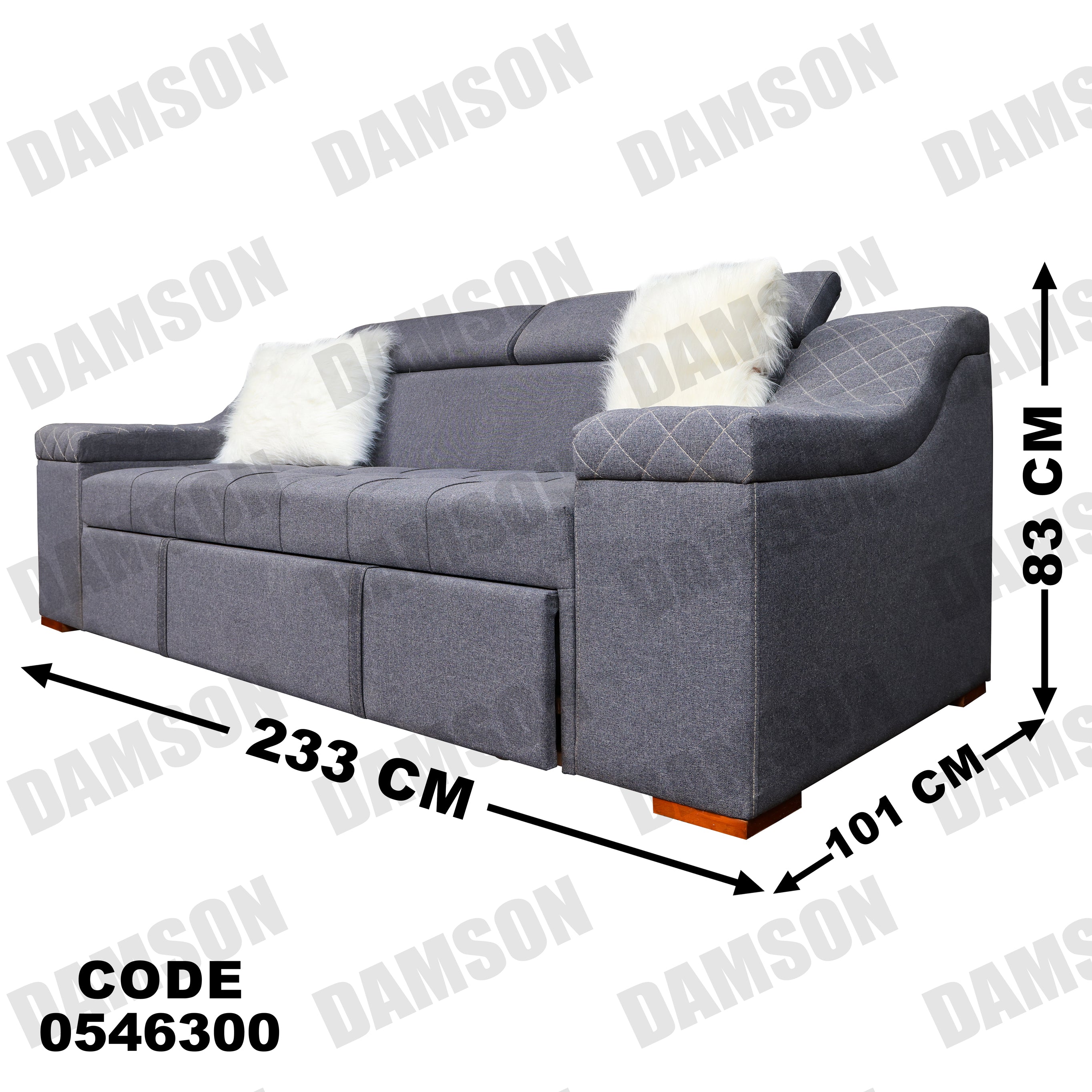 كنبة سرير 463 - Damson Furnitureكنبة سرير 463