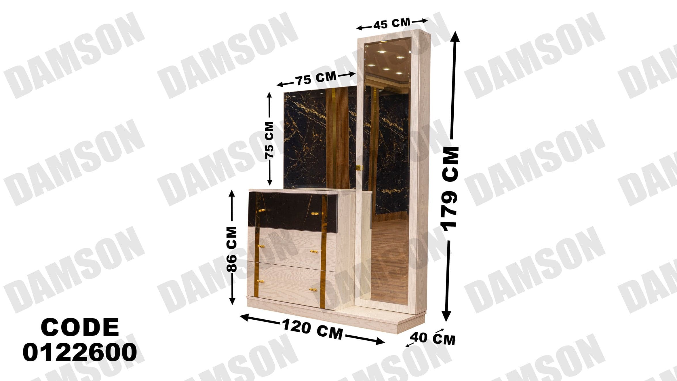 غرفة نوم ماستر 226 - Damson Furnitureغرفة نوم ماستر 226